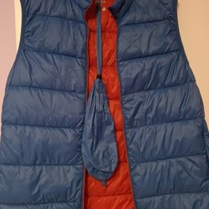 Men's Jacket Vest Super Light size Large blue